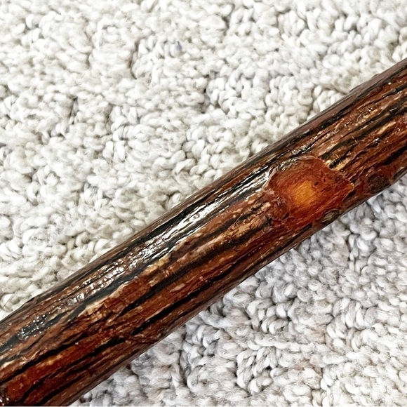 Striped Maple Moosewood Cut Walking Trekking Stick Twist Staff Hiking Maine Cane - Picture 13 of 16